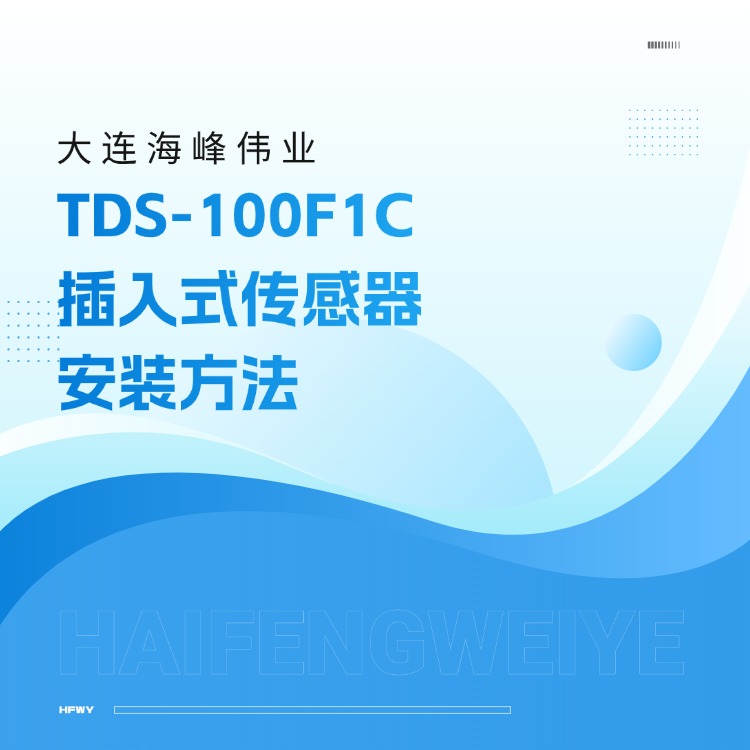 大連海峰TDS-100F1C插入式傳感器安裝方法